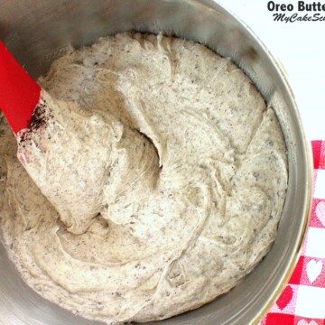 Amazing Oreo Buttercream Frosting Recipe! Perfect for Chocolate Cakes and Cupcakes! MyCakeSchool.com