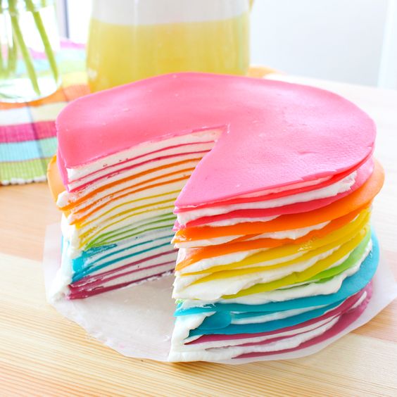 Crepe cake! Perfect for St. Patrick's Day!