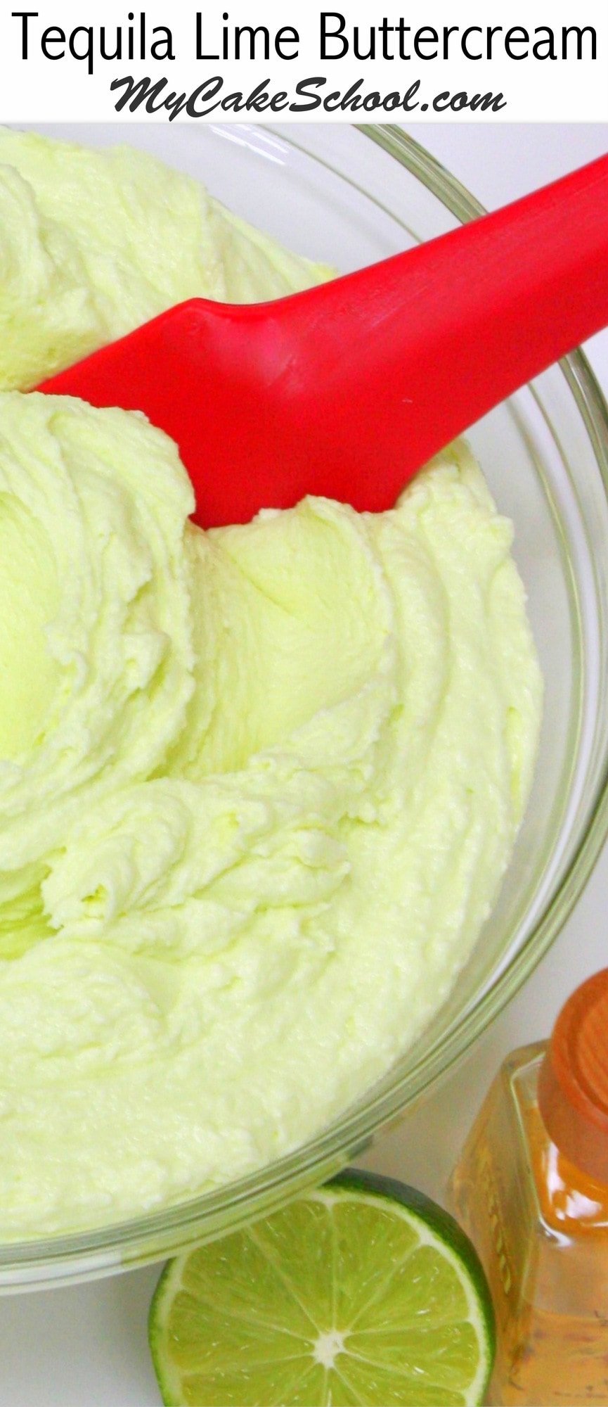 Oh How I LOVE this Tequila Lime Buttercream Frosting! So simple to make and bursting with flavor! We love it with our Margarita Cake!