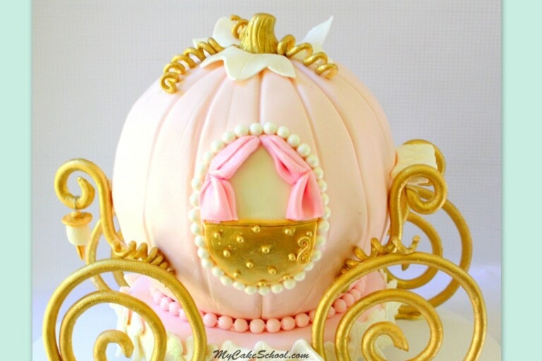 Cinderella Carriage Cake- Video Tutorial