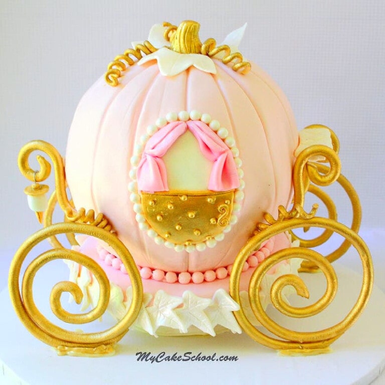 Cinderella Carriage Cake- Video Tutorial