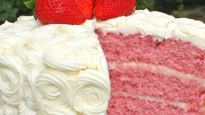 Strawberry Cake A Scratch Recipe My Cake School