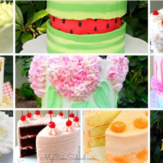 Summer Cake Recipes, Tutorials, and Design Ideas