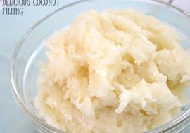 Delicious Coconut Filling for Cakes and Cupcakes! We used this for our Almond Joy Cake. So flavorful! My Cake School.