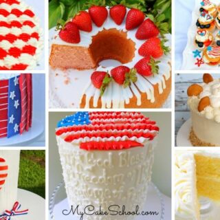 Fun and festive July Fourth Cake Designs and Recipes!