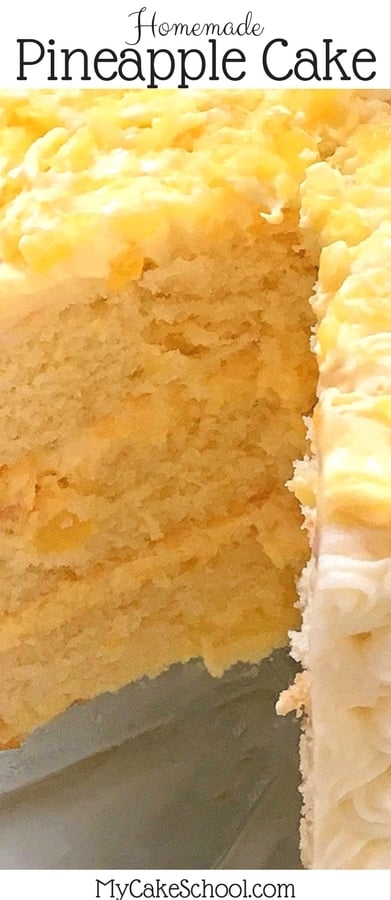 Pineapple Cake Recipe My Cake School