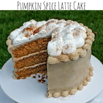This Pumpkin Spice Latte cake is the BEST! Such a flavorful blend of pumpkin, spices, and espresso.