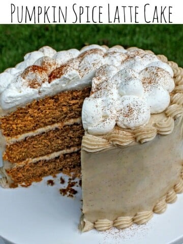 This Pumpkin Spice Latte cake is the BEST! Such a flavorful blend of pumpkin, spices, and espresso.