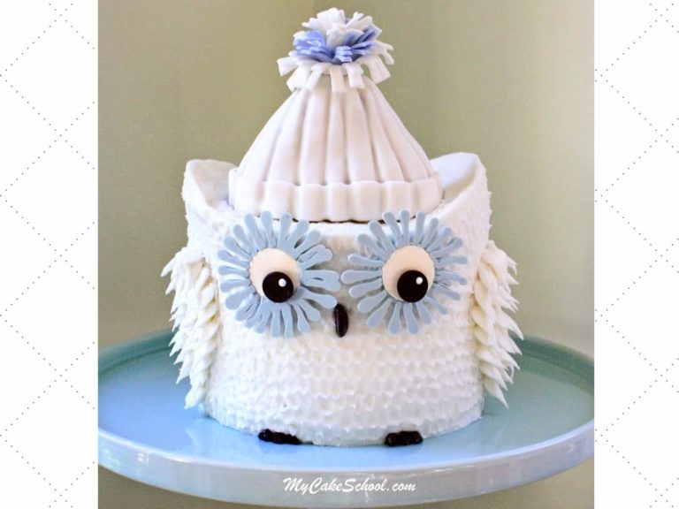 How to Make an Owl Cake