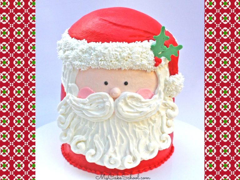 Easy Santa Cake Tutorial