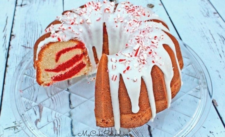Red Velvet Marble Pound Cake