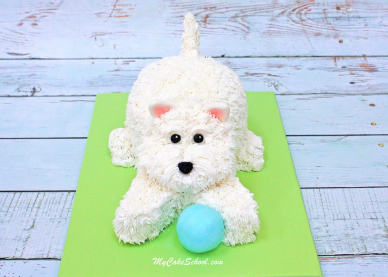Fluffy Puppy Cake Tutorial