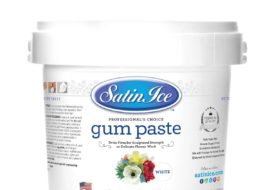 Satin Ice White Gum Paste (5 lbs) - Great for figure modeling, creating realistic flowers, and creating bows for cakes!