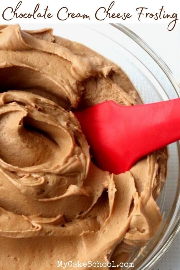 Easy and Delicious Chocolate Cream Cheese Frosting for cakes and cupcakes!