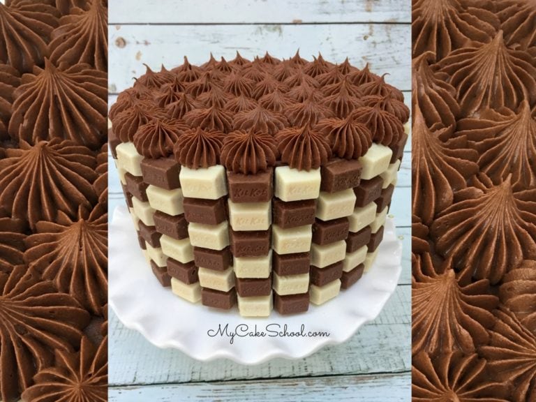 Kit Kat Checkerboard Cake Design- Free Cake Video