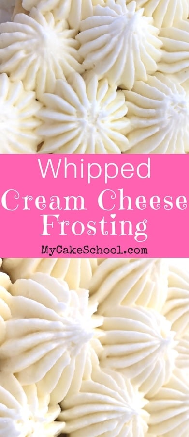 Whipped Cream Cheese Frosting Recipe