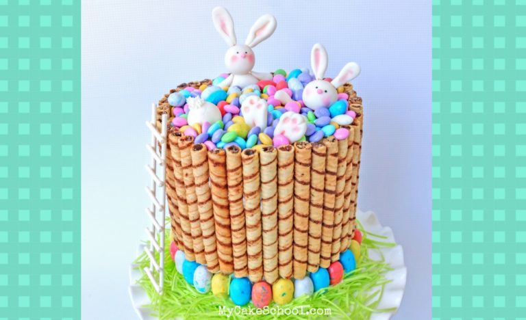 Bunnies in the Candy- A Cake Video Tutorial