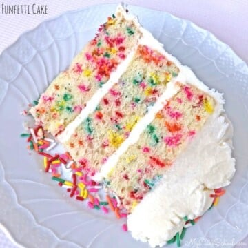 Moist and Delicious Funfetti Cake Recipe by MyCakeSchool.com