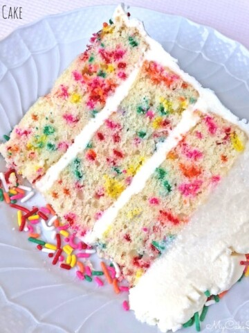 Moist and Delicious Funfetti Cake Recipe by MyCakeSchool.com