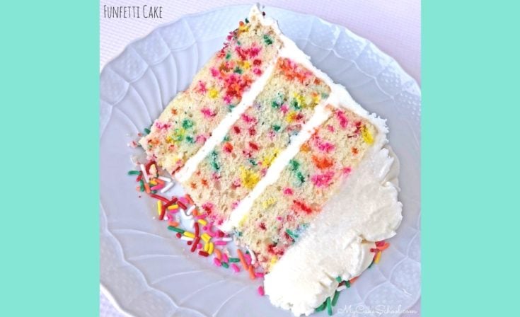 Moist and Delicious Funfetti Cake Recipe by MyCakeSchool.com