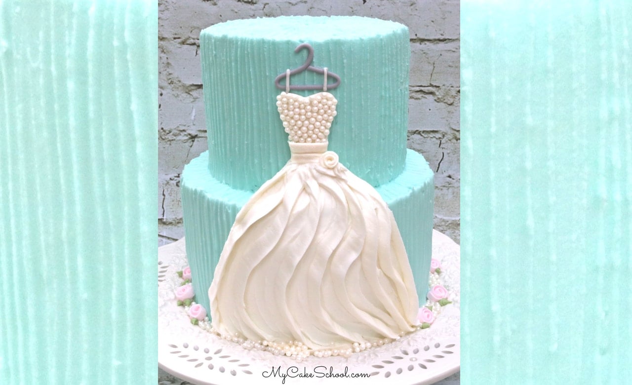 Tiered Wedding Dress Cake- A Video ...