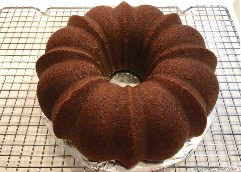 Double Chocolate Pound Cake Recipe by MyCakeSchool.com
