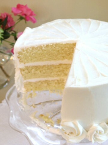 Delicious Vanilla Buttermilk Cake Recipe by MyCakeSchool.com