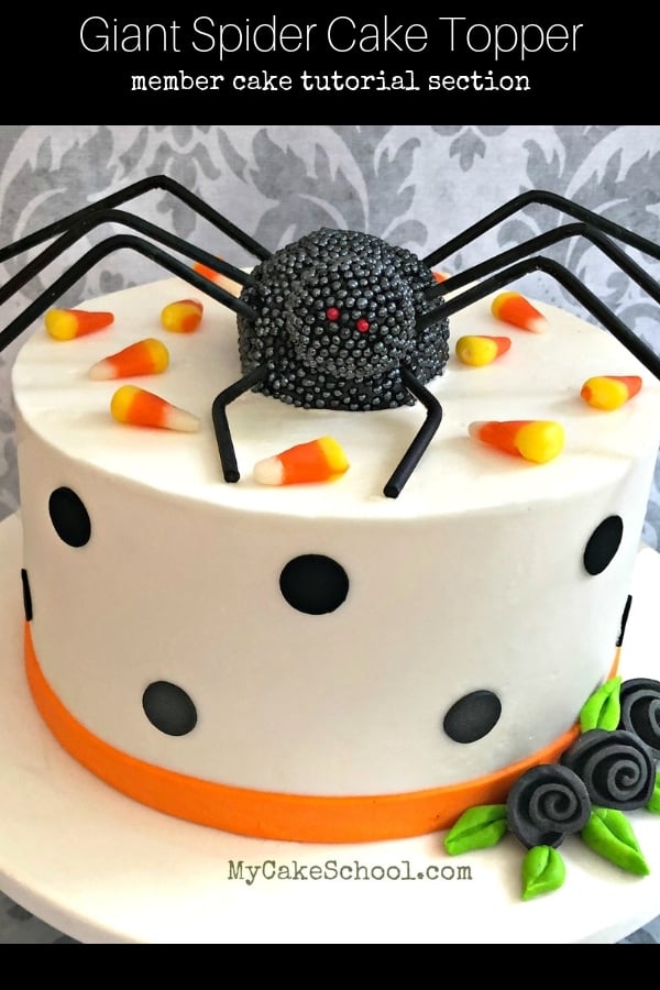 Giant Spider Cake Topper 