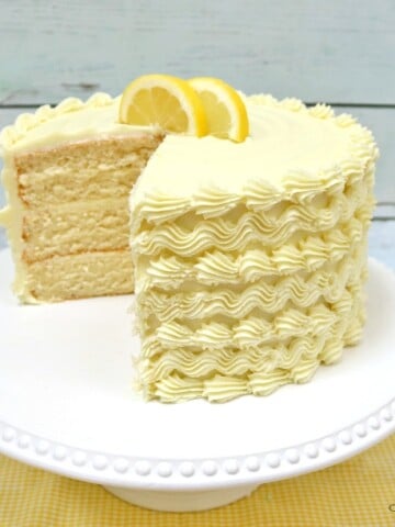 Moist and Delicious Lemon Cake Recipe from a doctored cake mix