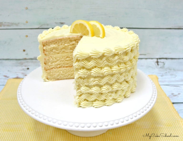 Lemon Cake- A Doctored Cake Mix Recipe