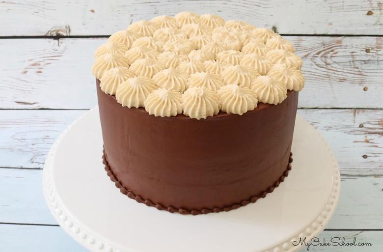 This amazing Caramel Mousse goes perfectly with decadent chocolate cake and ganache frosting!