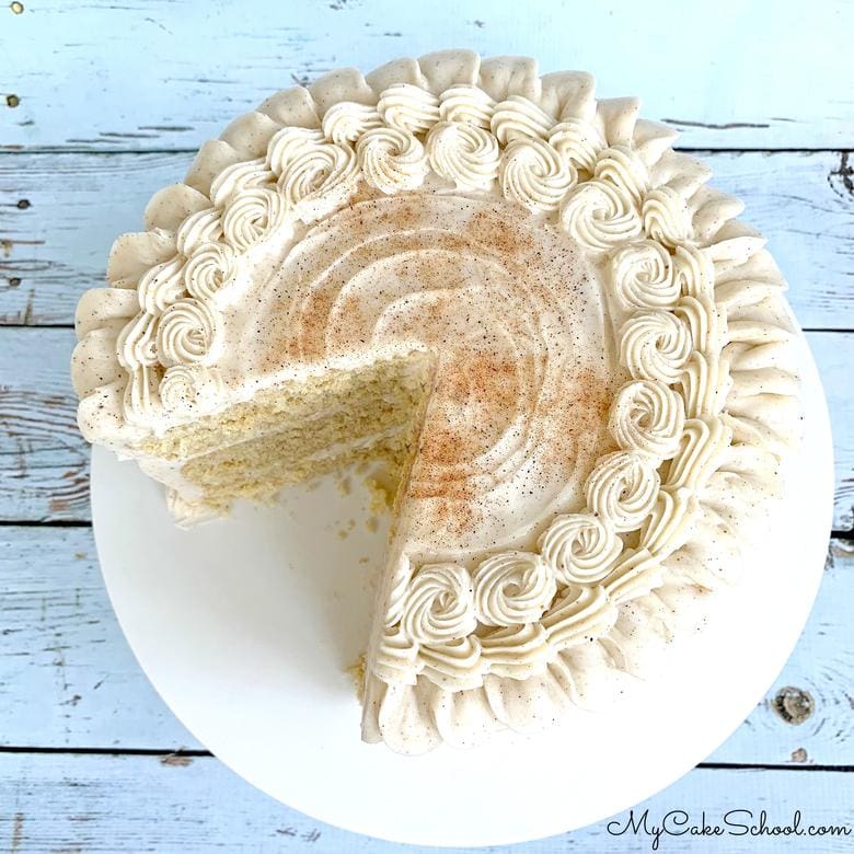 Easy and Delicious Eggnog Cake- A Doctored Cake Mix Recipe