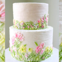 Learn the beautiful cake technique of Buttercream Palette Painting