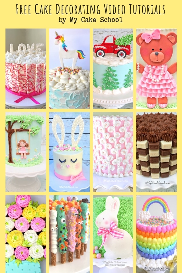 Free Cake Decorating Video Tutorials for all occasions by MyCakeSchool.com