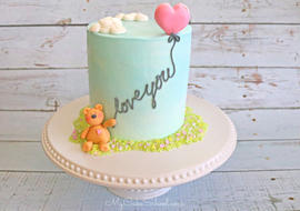 Adorable Bear and Balloon Cake- Free Cake Decorating Video Tutorial