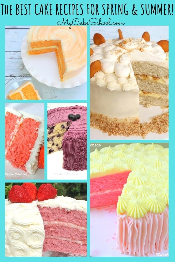 The Best Cake Recipes for Spring and Summer entertaining! We love these moist and flavorful cakes with fruit! The Best Cake Recipes for Spring and Summer