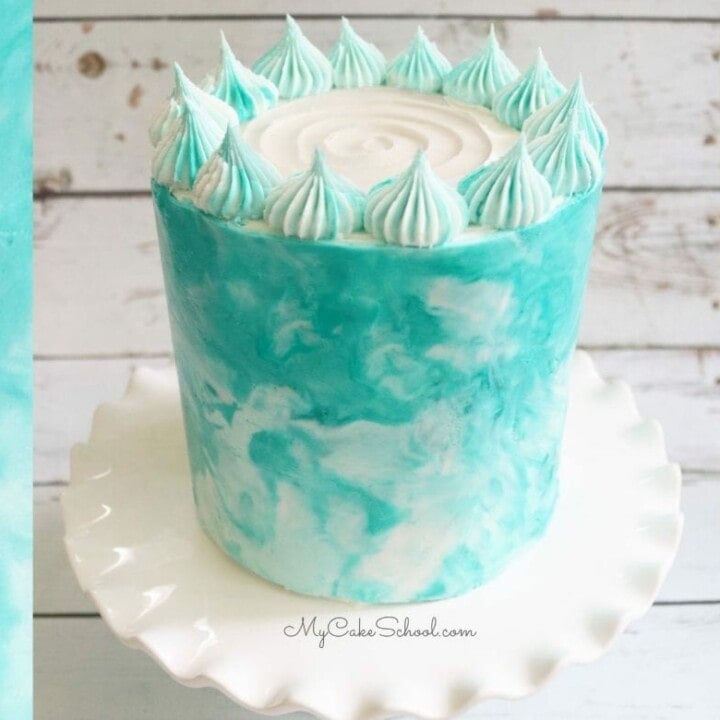 How To Make Marbled Buttercream My Cake School How To Make Marbled Buttercream My Cake School