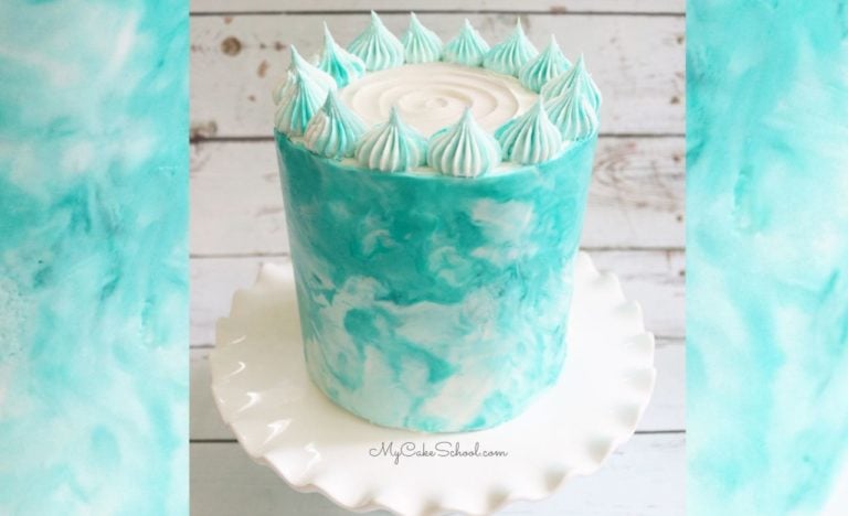 How to Make Marbled Buttercream