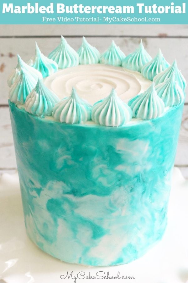 How to Make Marbled Buttercream