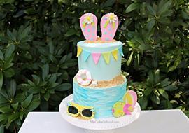 Beach Flip Flop Cake