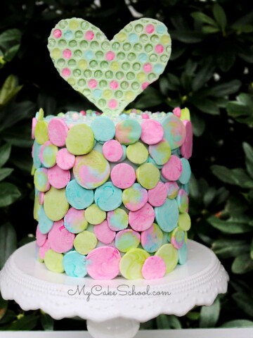 Colorful Circles of Buttercream