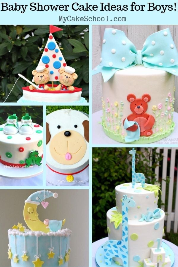 Baby Boy Shower Designs My Cake School