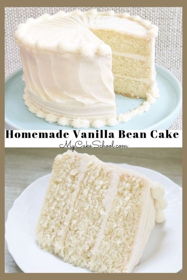 Moist and Delicious Vanilla Bean Cake