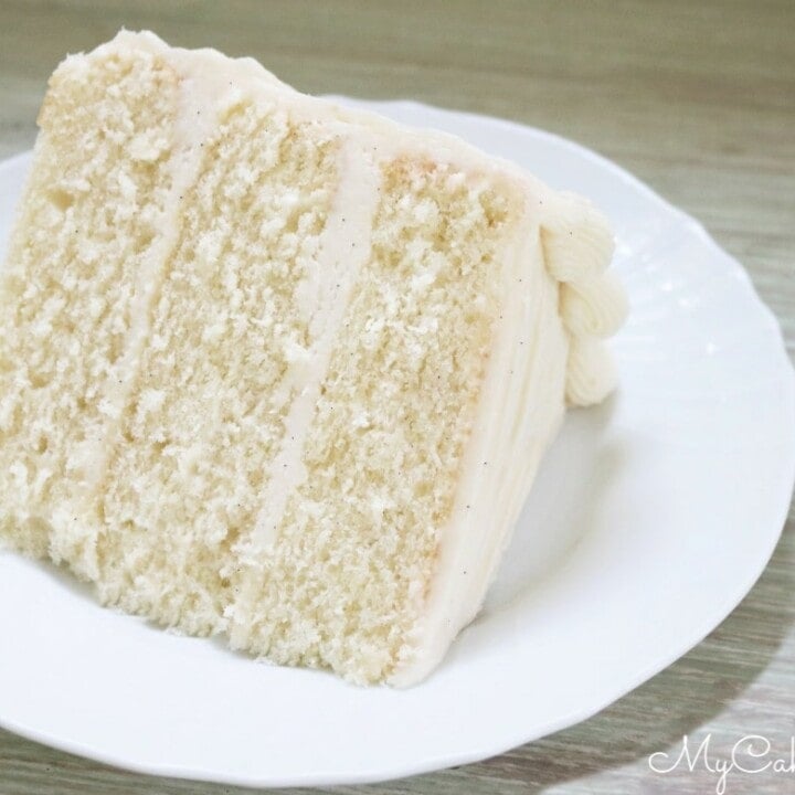 The Best Vanilla Bean Cake Recipe My Cake School