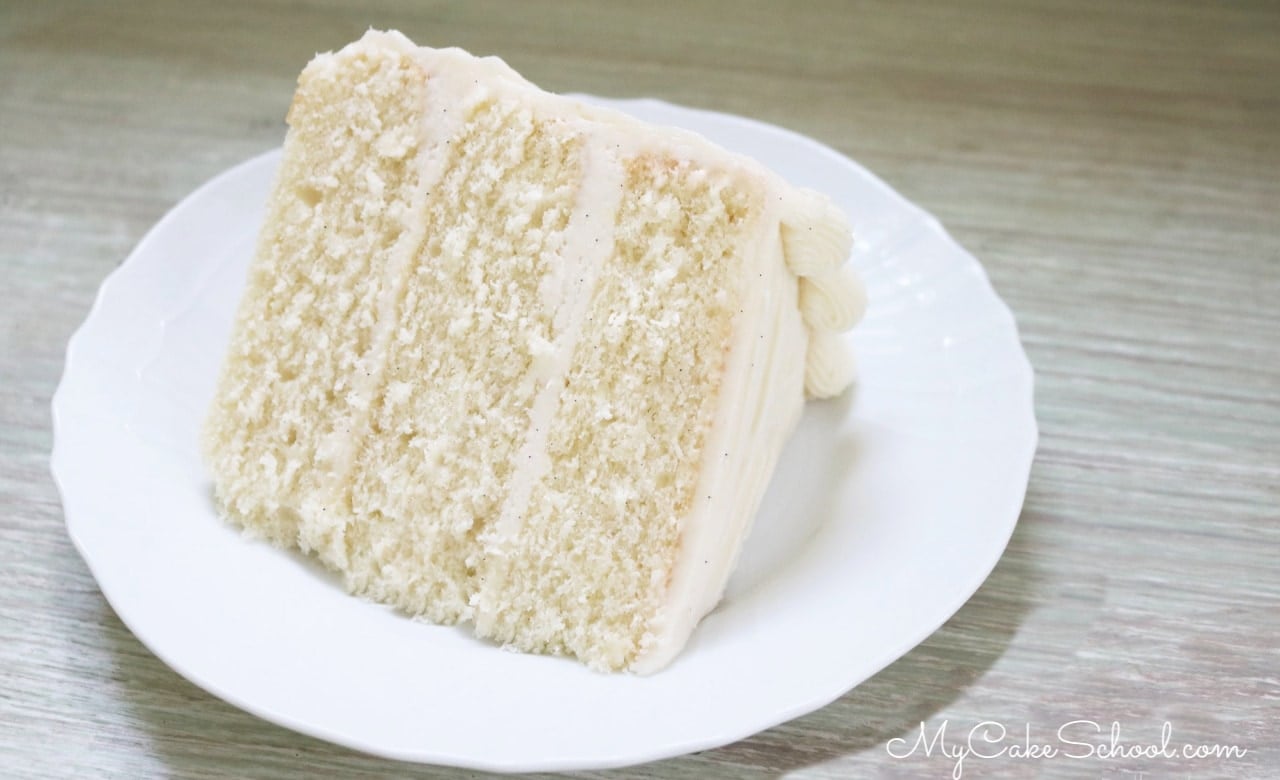 The Best Vanilla Bean Cake Recipe My Cake School