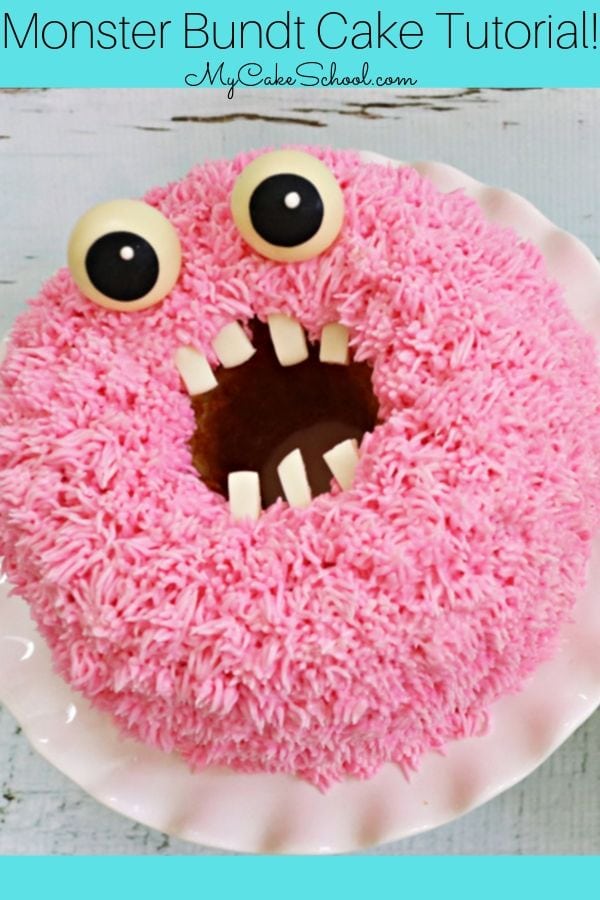 Monster Bundt Cakes- A Free Cake Tutorial! - My Cake School Monster Bundt Cakes- A Free Cake Tutorial! - My Cake School