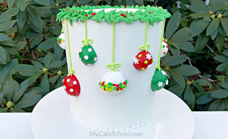 Hanging Ornaments Cake