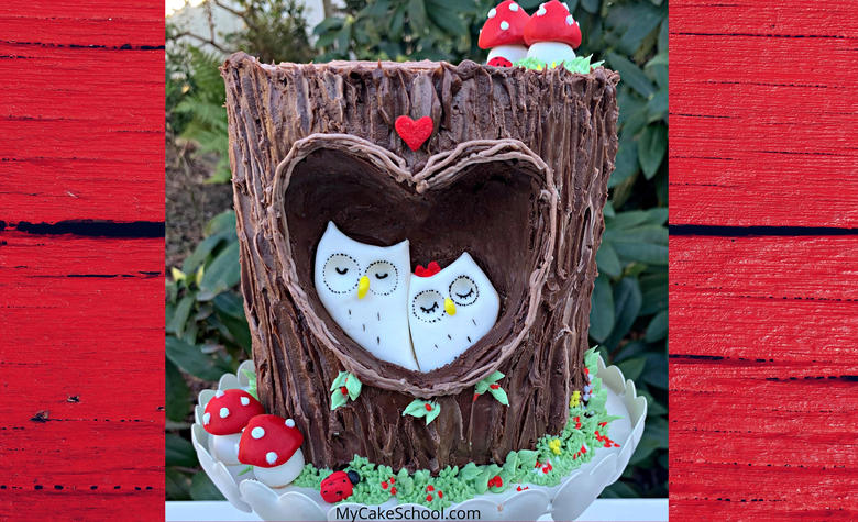 Sweet Woodland Owls Cake Tutorial