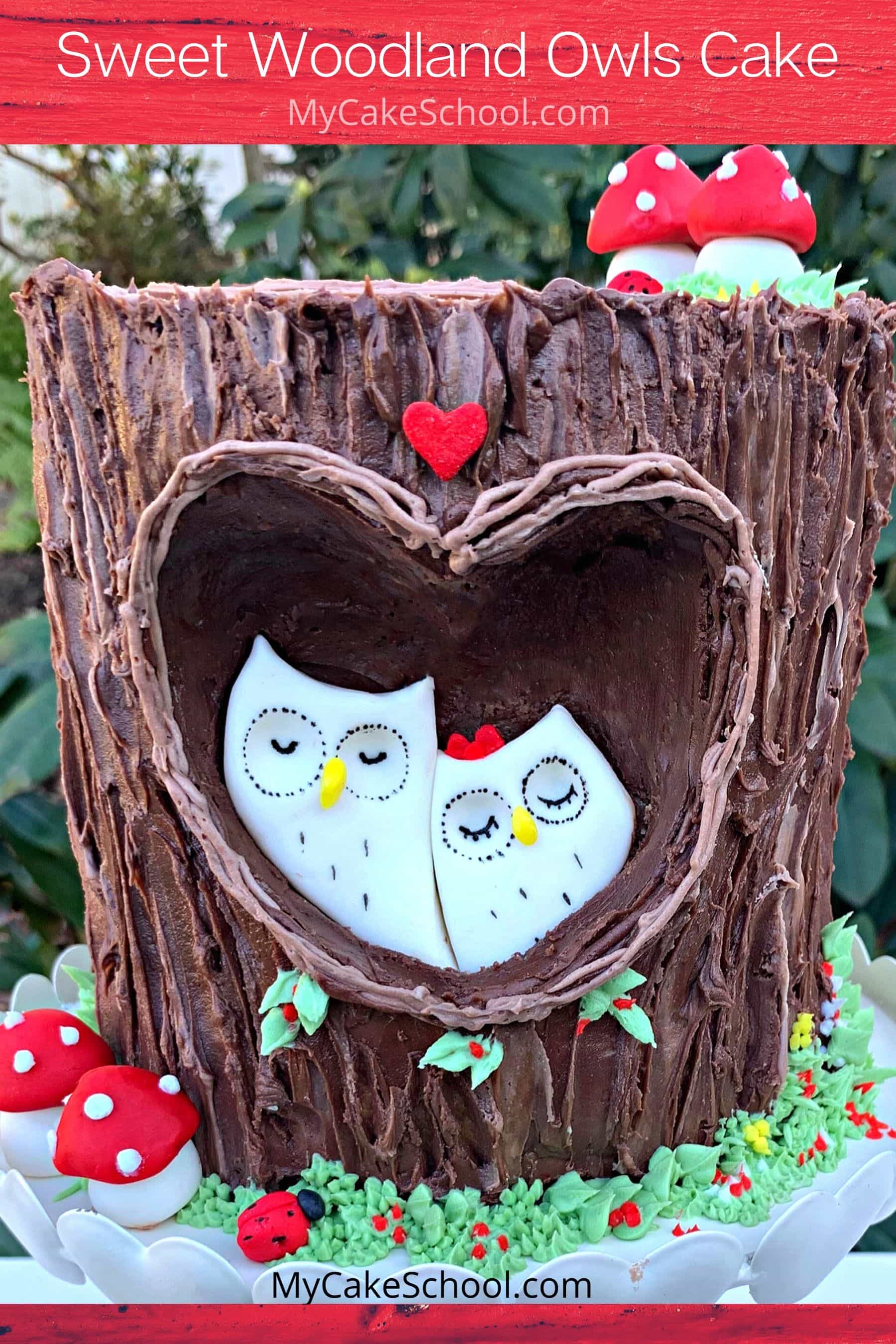 Sweet Woodland Owls Cake Tutorial