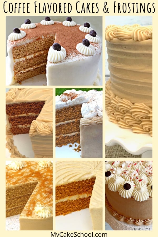 Coffee Flavored Cakes and Frostings! These recipes are the best!